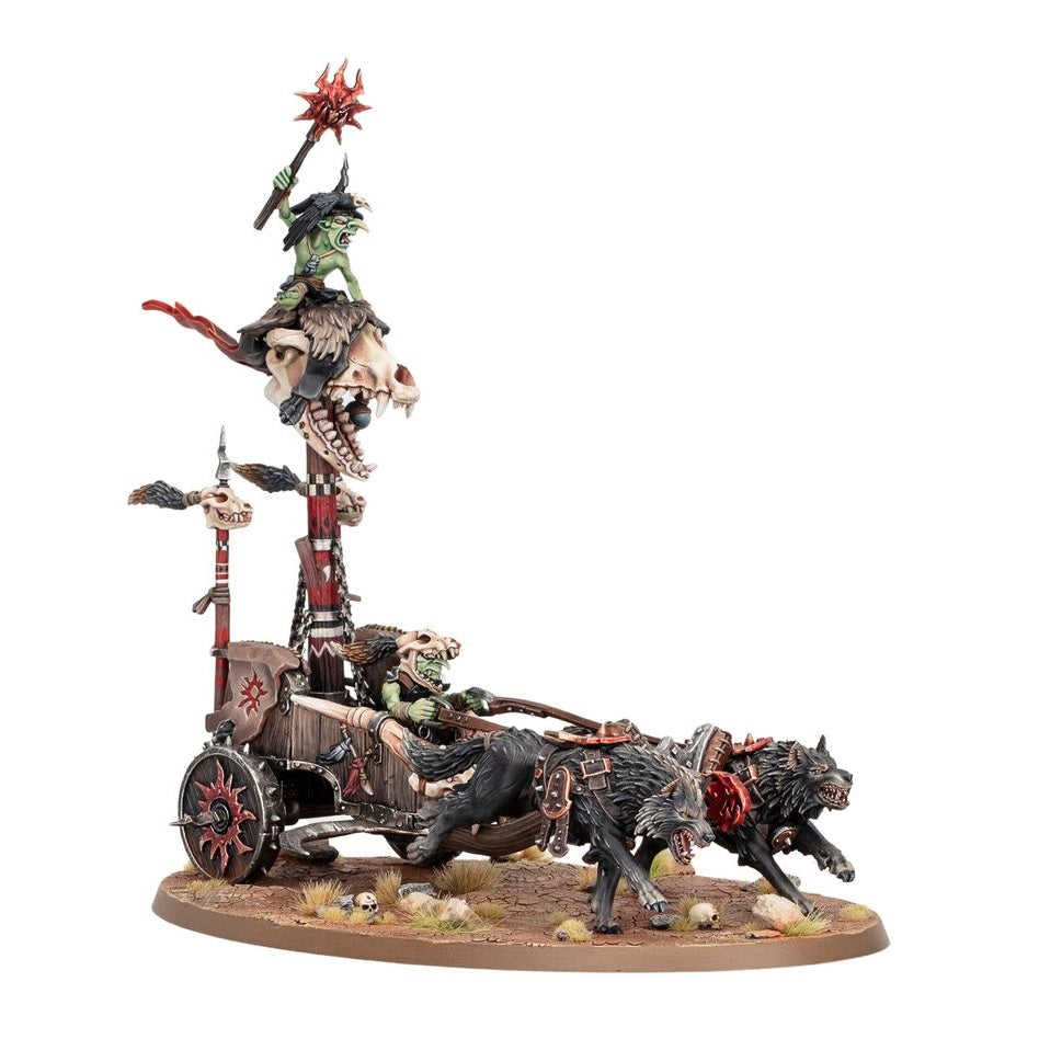 Age of Sigmar | Gloomspite Gitz | Snarlboss on War Wheela | Plastic Unit Box