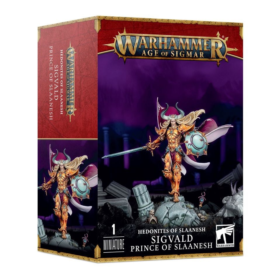 Age of Sigmar | Hedonites of Slaanesh | Sigvald, Prince of Slaanesh | Plastic Unit Box