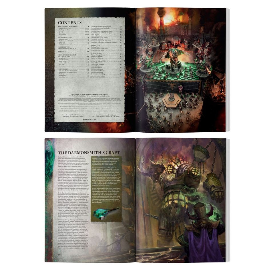Age of Sigmar | Helsmiths of Hashut Battletome | Hardback Sourcebook