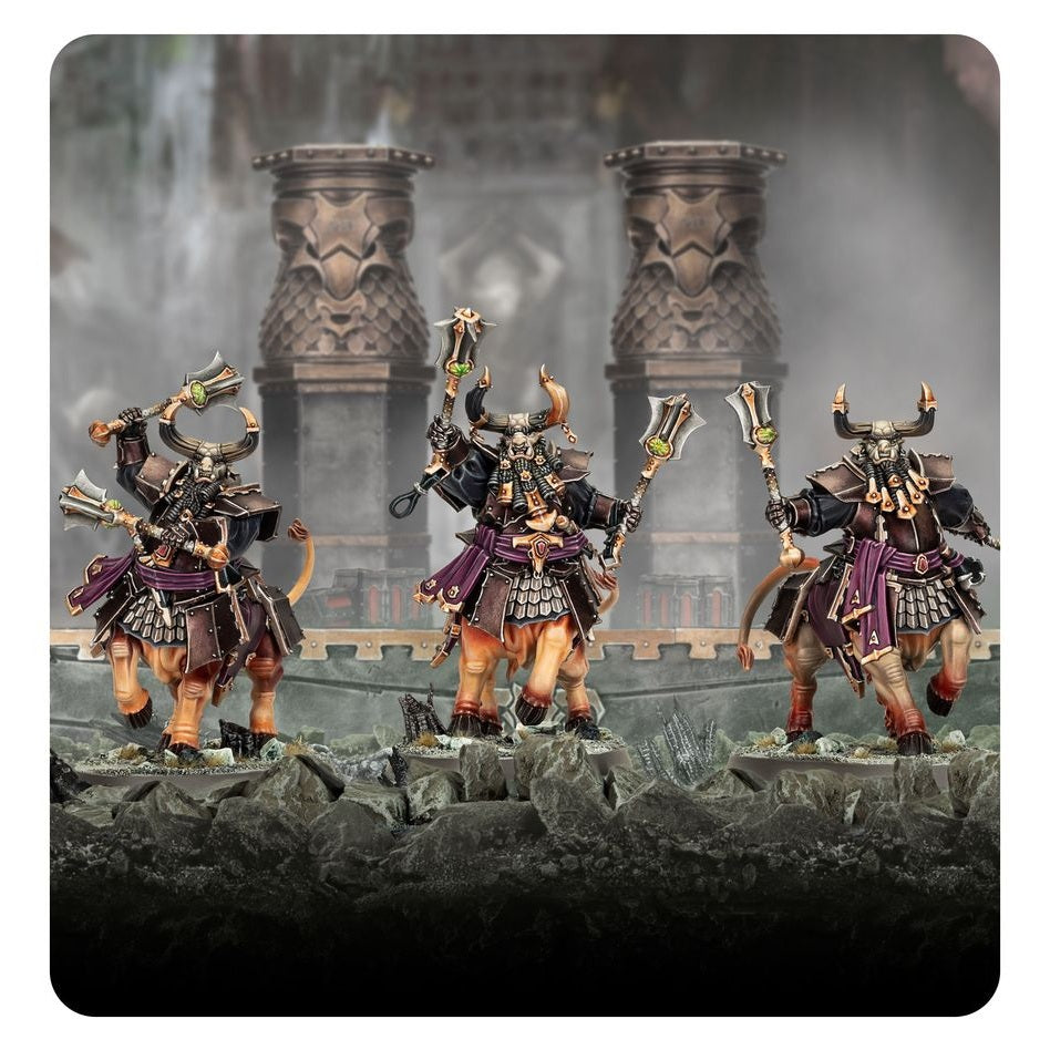 Age of Sigmar | Helsmiths of Hashut | Bull Centaurs | Plastic Unit Box