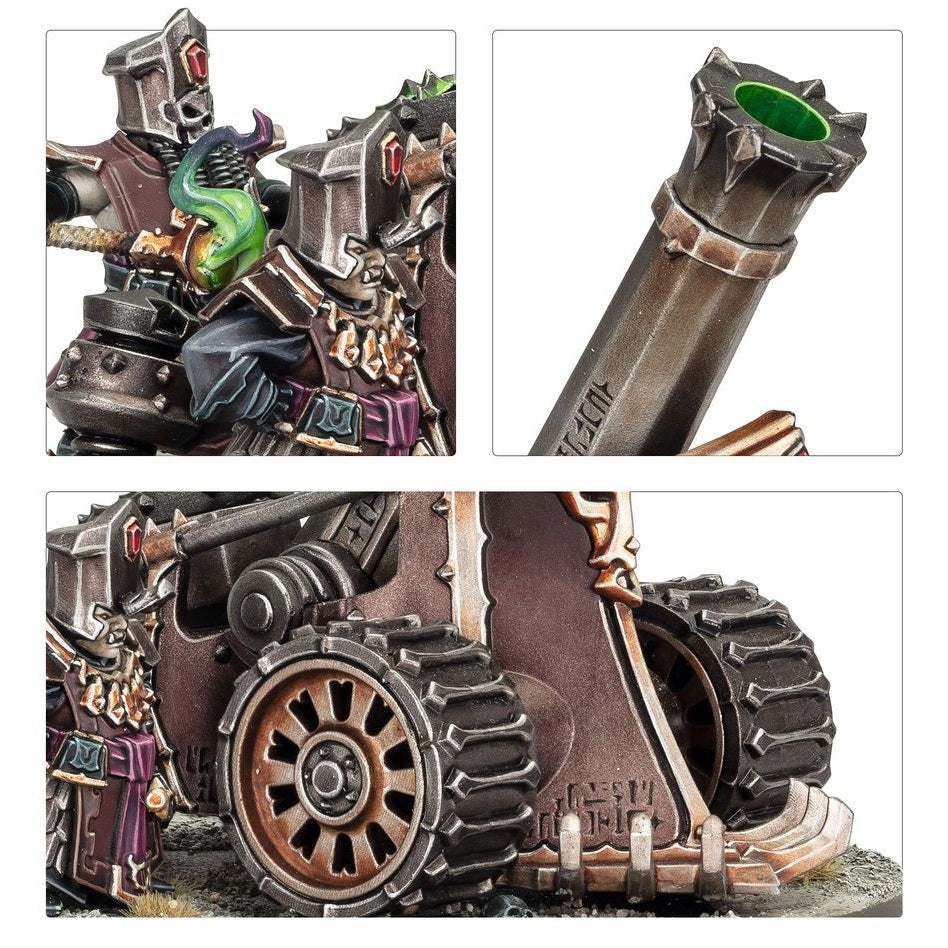 Age of Sigmar | Helsmiths of Hashut | Deathshrieker Rocket Battery | Plastic Unit Box