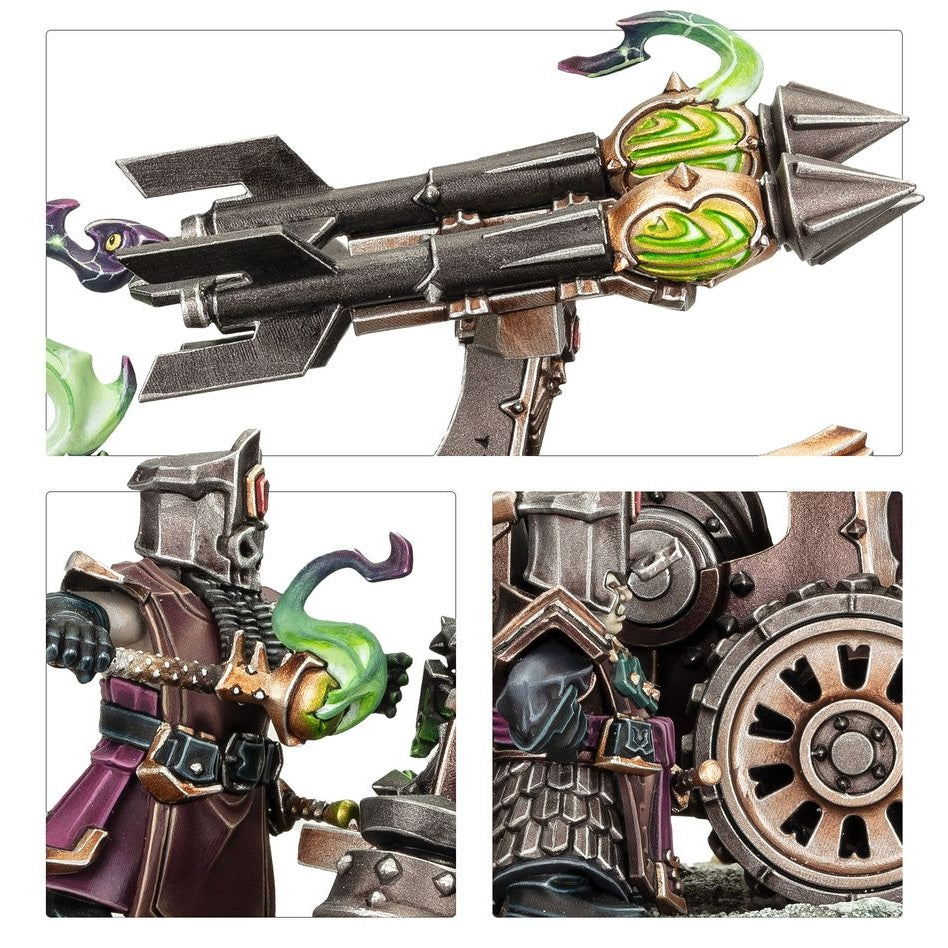 Age of Sigmar | Helsmiths of Hashut | Deathshrieker Rocket Battery | Plastic Unit Box