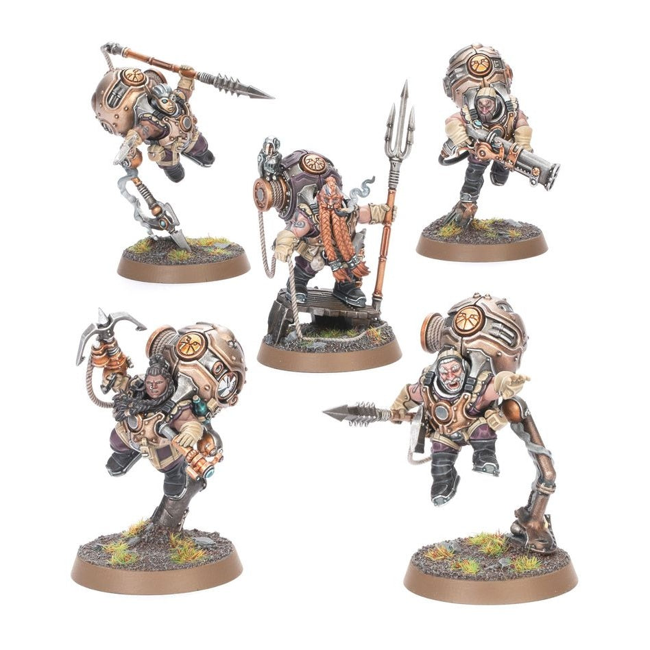 Age of Sigmar | Kharadron Overlords | Vongrim Harpoon Crew | Plastic Unit Box