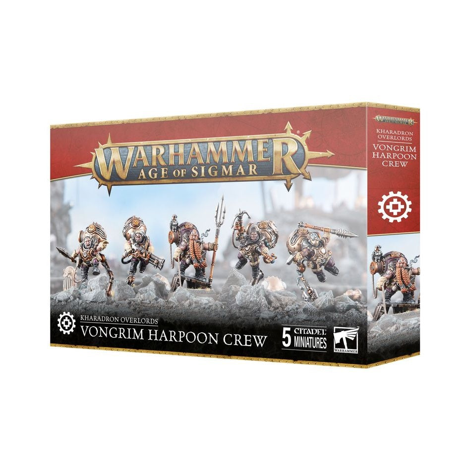 Age of Sigmar | Kharadron Overlords | Vongrim Harpoon Crew | Plastic Unit Box