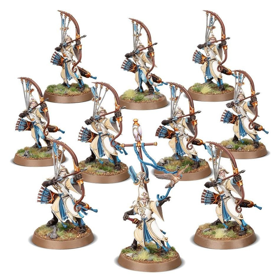 Games Workshop | AOS Age of Sigmar | Lumineth Realm-Lords | Vanari Auralan Sentinels | Plastic Unit Box