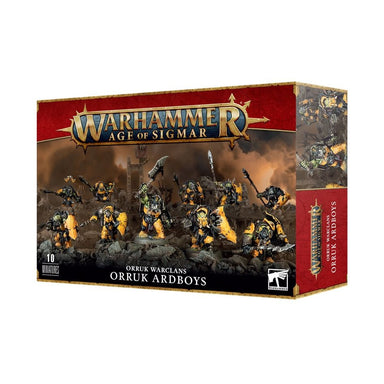 Games Workshop | AOS Age of Sigmar | Orruk Warclans | Orruk Ardboys | Plastic Unit Box