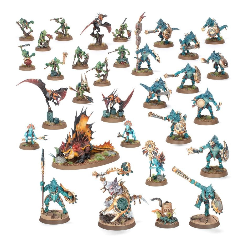 Age of Sigmar | Seraphon | Spearhead | Sunblood Prowlers | Plastic Starter Box