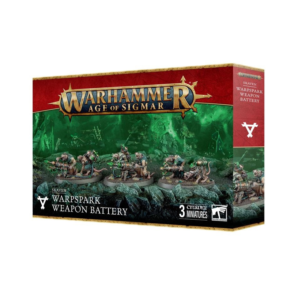 Age of Sigmar | Skaven | Warpspark Weapon Battery | Plastic Unit Box