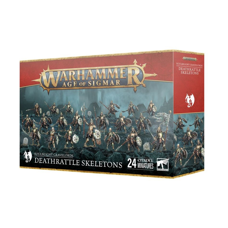 Age of Sigmar | Soulblight Gravelords | Deathrattle Skeletons | Plastic Unit Box