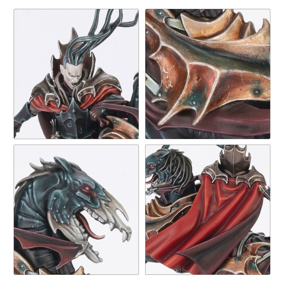 Age of Sigmar | Soulblight Gravelords | Vampire Lord on Nightmare Steed | Plastic Unit Box