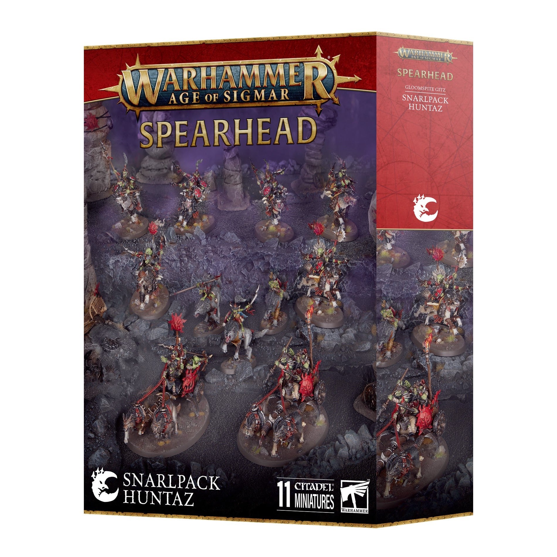 Age of Sigmar | Spearhead | Snarlpack Huntaz | Plastic Starter Box