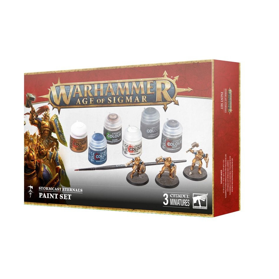 Games Workshop | AOS Age of Sigmar | Stormcast Eternals Paints Set | Citadel Paint Set
