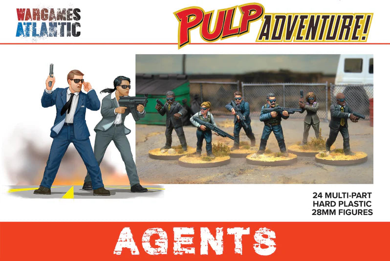 Wargames Atlantic | PULP | Agents | 28mm Plastic Unit