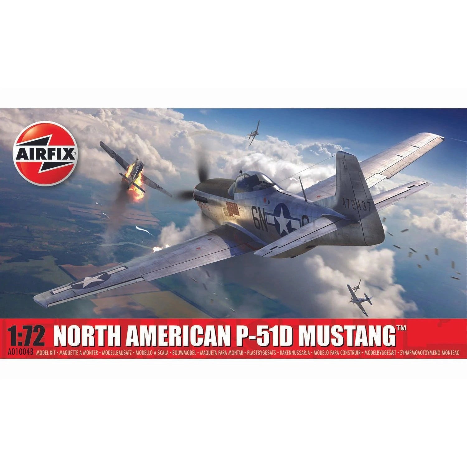Airfix | American | North American P-51D Mustang | 1/72 Plastic Vehicle Kit