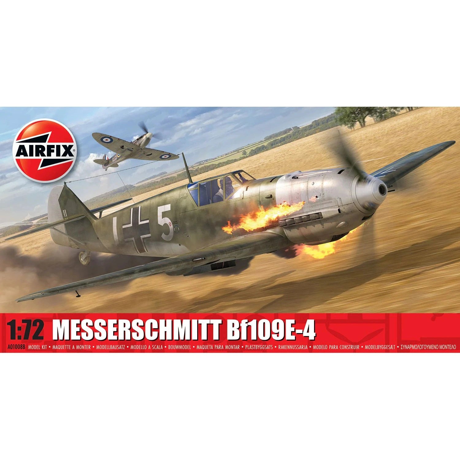 Airfix | German | Messerschmitt Bf109E-4 | 1/72 Plastic Vehicle Kit