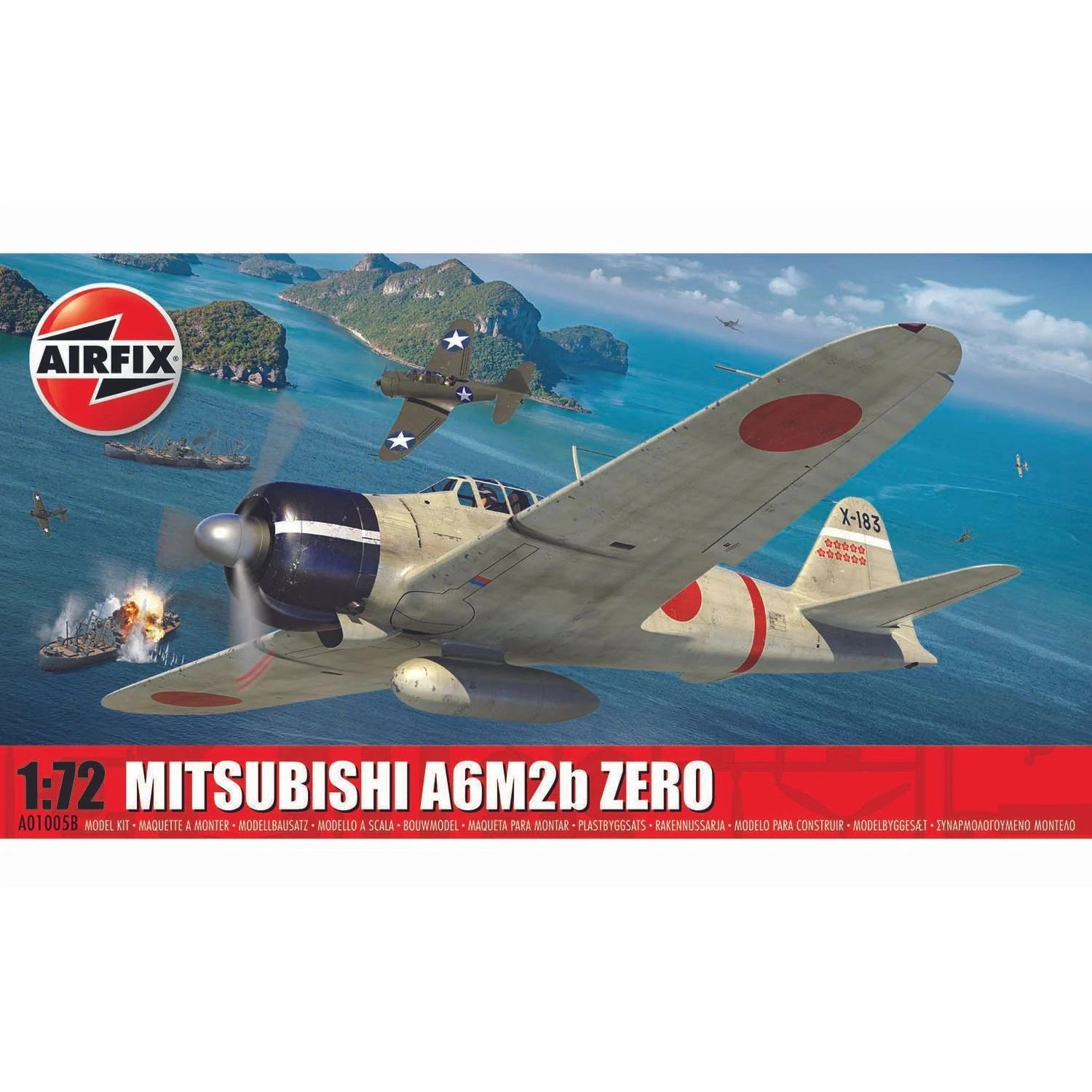 Airfix | Japanese | Mitsubushi A6M2b Zero | 1/72 Plastic Vehicle Kit