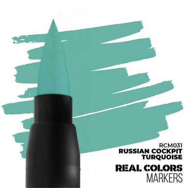 Ak Interactive | Real Color | Acrylic Marker Russian Cockpit Turquoise | RCM031