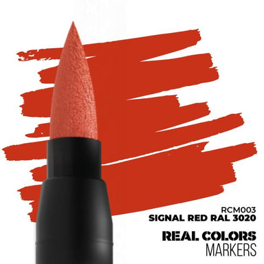 Ak Interactive | Real Color | Acrylic Marker Signal Red RAL 3020 | RCM003