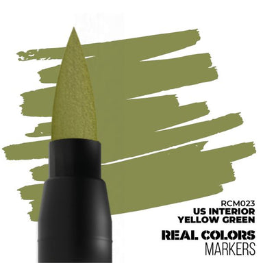 Ak Interactive | Real Color | Acrylic Marker US Interior Yellow Green | RCM023