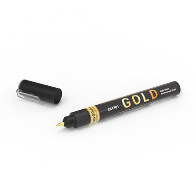 Ak Metallics | Metallic Liquid Marker - Gold | AK1301 | Acrylic Marker