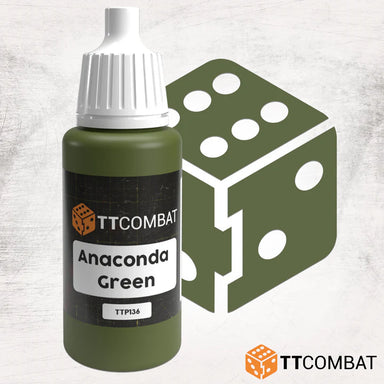 TTCombat | Anaconda Green | 17ml Individual Paint | TTCombat | Miniature Kingdoms