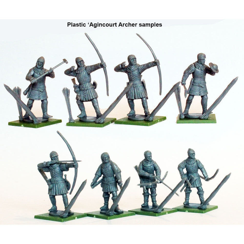 Perry Miniatures | HYW The English Army 1415-1429 | 28mm Plastic Unit | North Star Games | Miniature Kingdoms