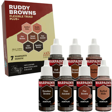Army Painter | Flexible Triads | Ruddy Browns | 18ml Paint Set