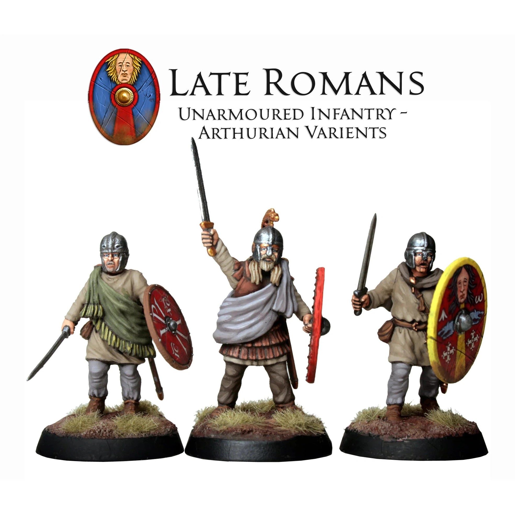 Victrix | Dark Ages Late Roman Unarmoured Infantry | 28mm Plastic Unit | North Star Games | Miniature Kingdoms