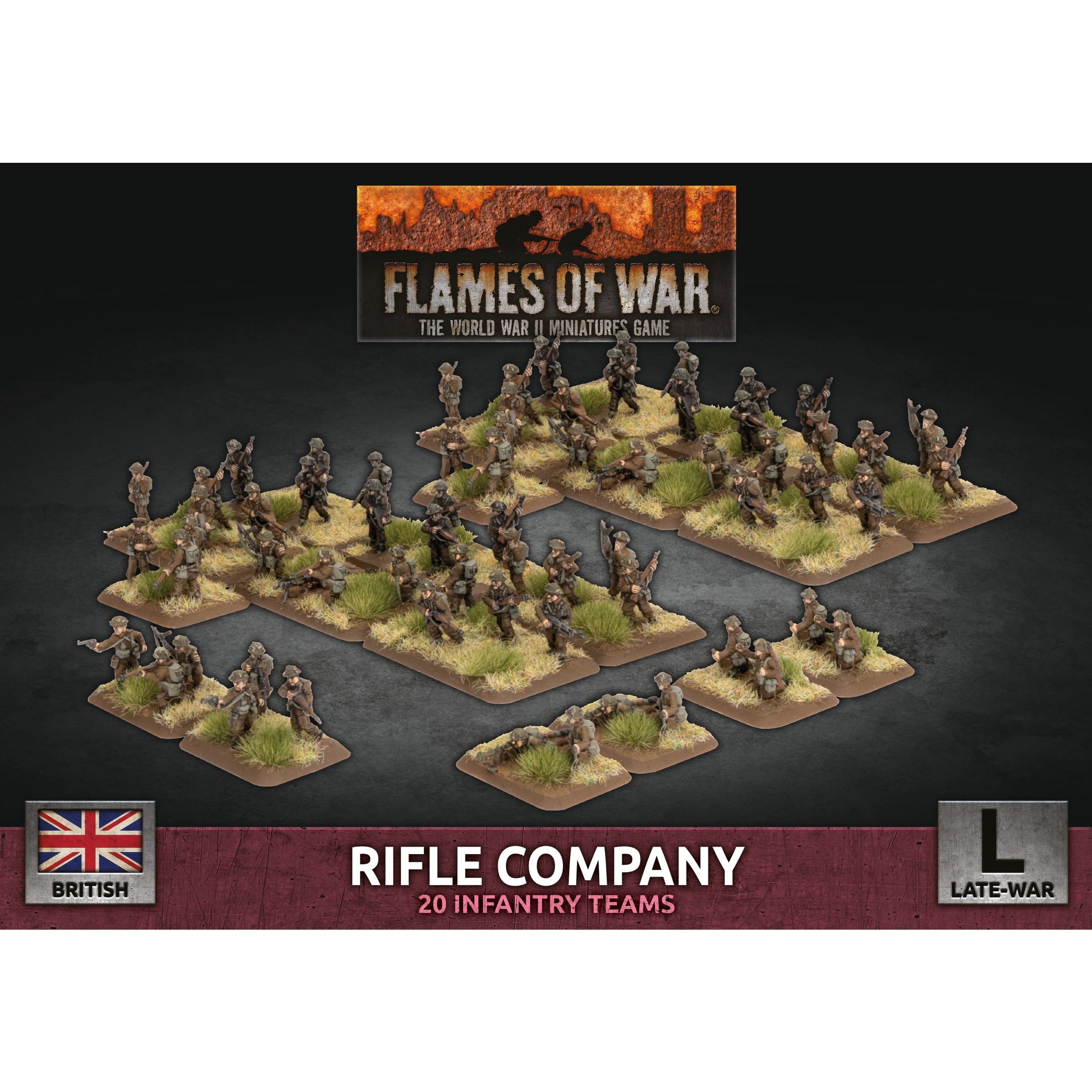 Flames of War | British | Rifle Company | 15mm Plastic Unit