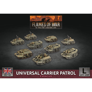 Flames of War | British Universal Carrier Patrol | 15mm Plastic Unit