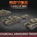 Flames of War | British Churchill Armoured Troop | 15mm Plastic Unit