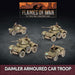 Flames of War | British Daimler Armoured Car Troop | 15mm Plastic Unit