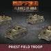 Flames of War | British Priest Field Troop | 15mm Plastic Unit