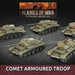 Flames of War | British Comet Armoured Troop | 15mm Plastic Unit