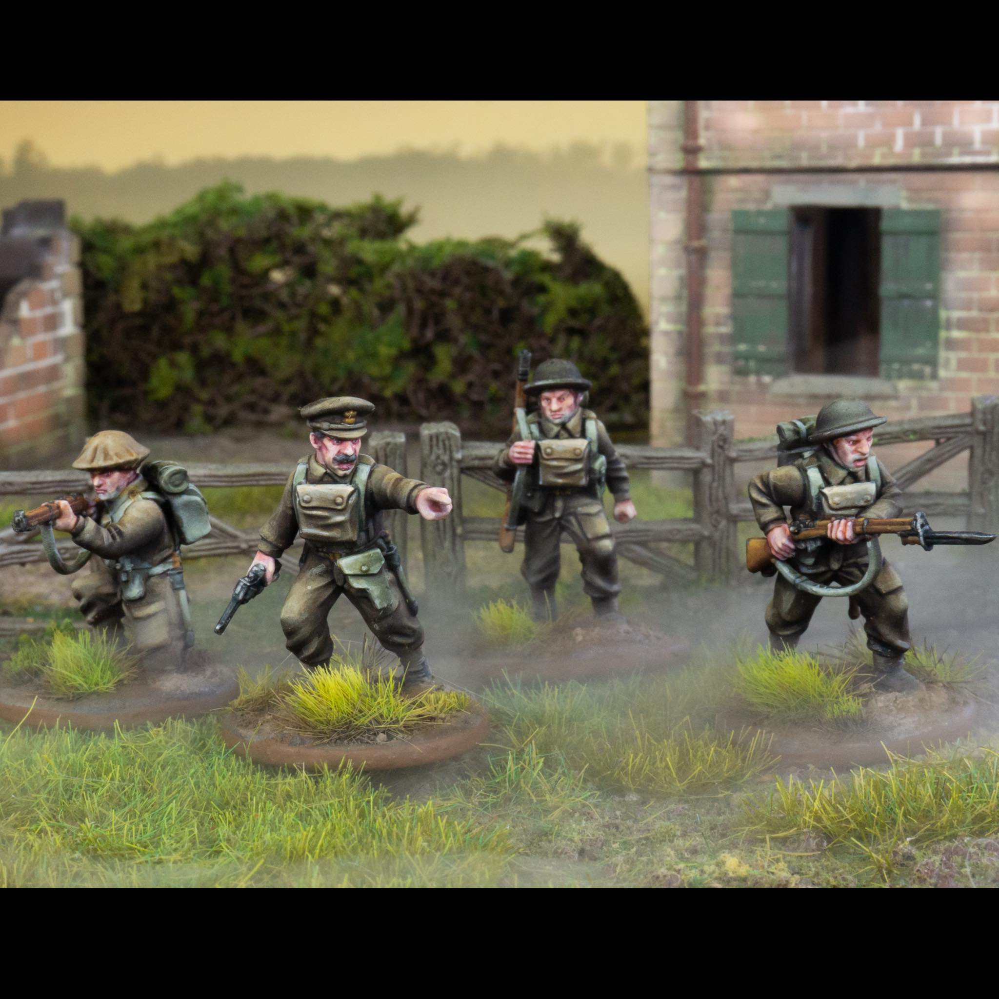 Worlds Ablaze | British Expeditionary Force | Plastic Unit | Wargames Atlantic | Miniature Kingdoms