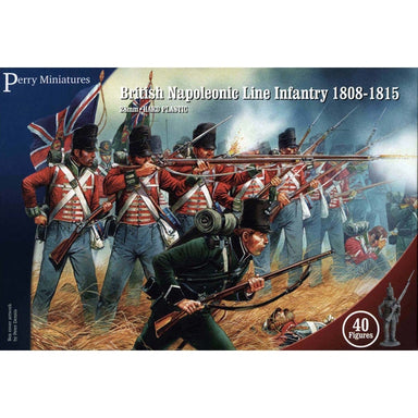 Perry Miniatures | Napoleonic Wars British Line Infantry 1808-1815 | 28mm Plastic Unit | North Star Games | Miniature Kingdoms