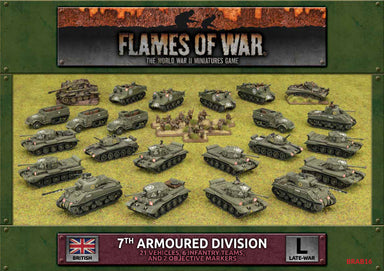 Flames of War | British | 7th Armoured Division | 15mm Plastic / Metal Unit