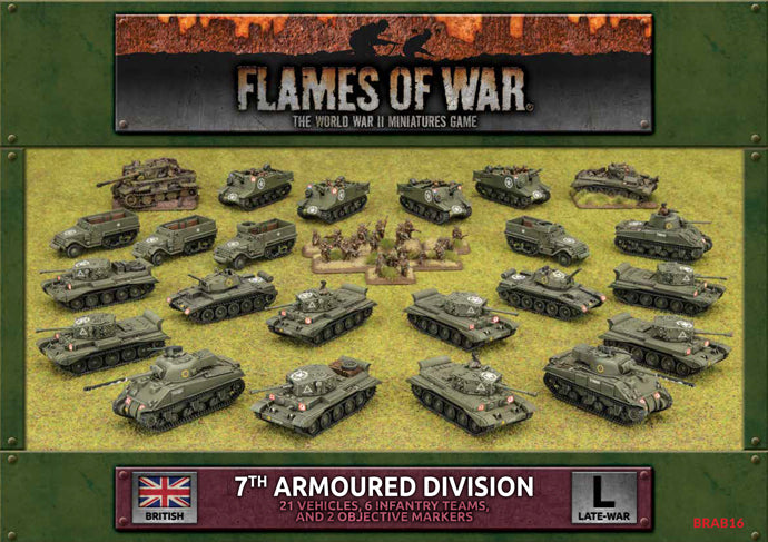 Flames of War | British | 7th Armoured Division | 15mm Plastic / Metal Unit