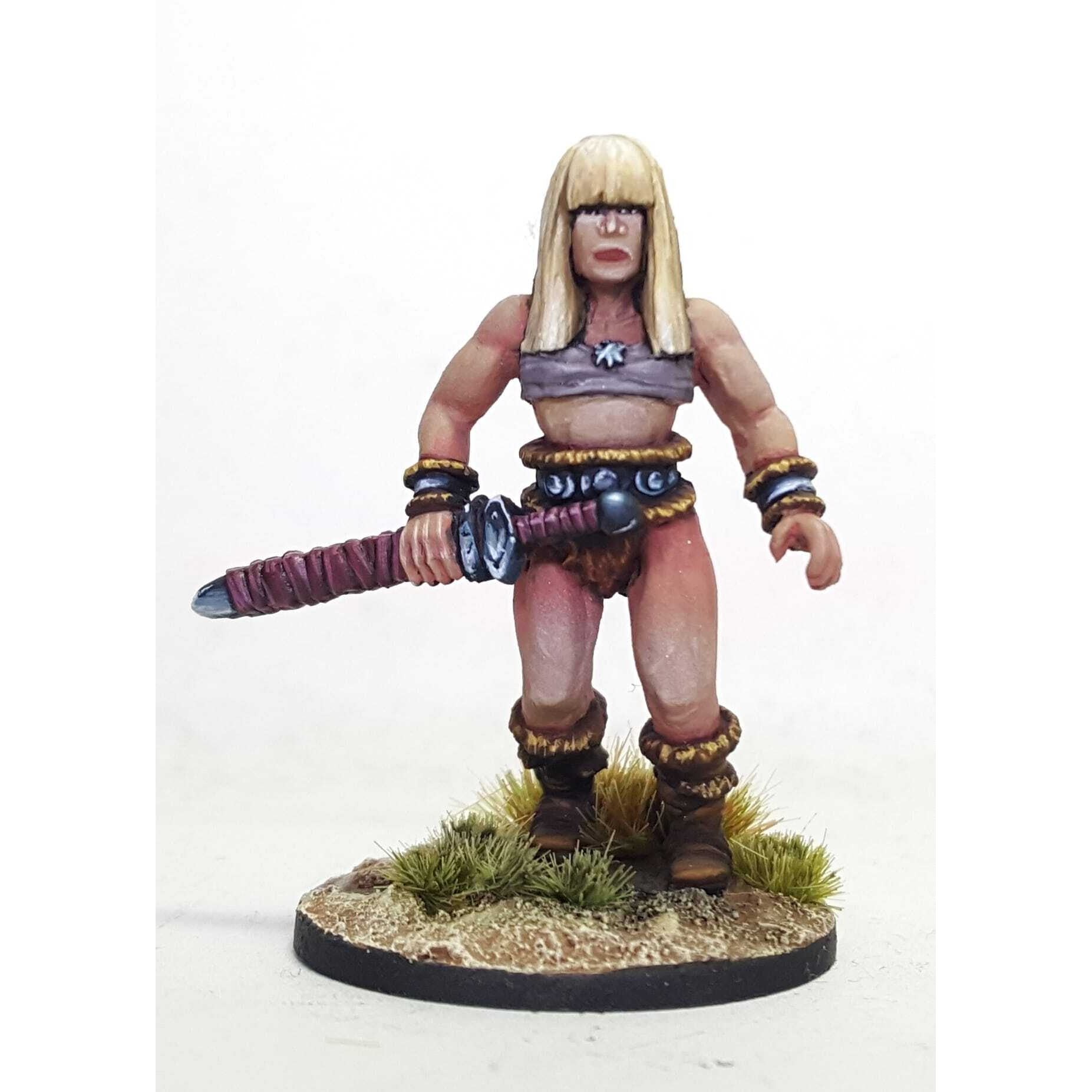 Bad Squiddo Games | Ancients & Amazons Muscle Mommies | 28mm Metal Blister Pack