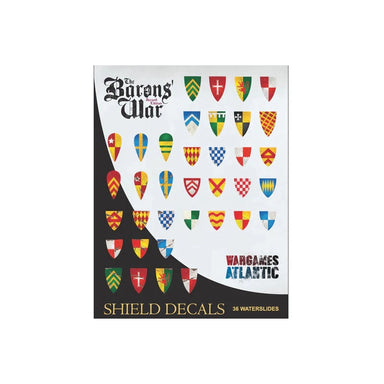 Baron's War | Shield Decals | 28mm Scale Shield Decals