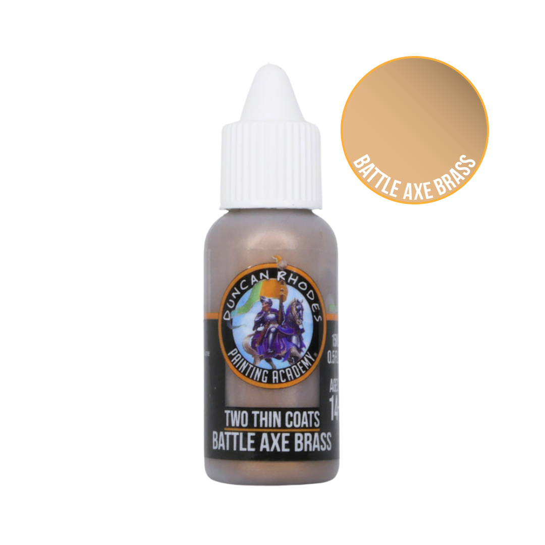 Two Thins Coats | Battle Axe Brass | 15ml Individual Paint