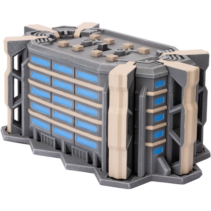 Battlefield in a Box | Hextech | Trinity City | Megablock | Pre-Painted Resin Terrain