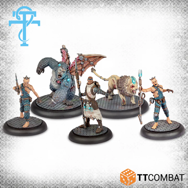 Carnevale | Doctors Beast Tamers | 28mm Resin Unit | TTCombat | Miniature Kingdoms