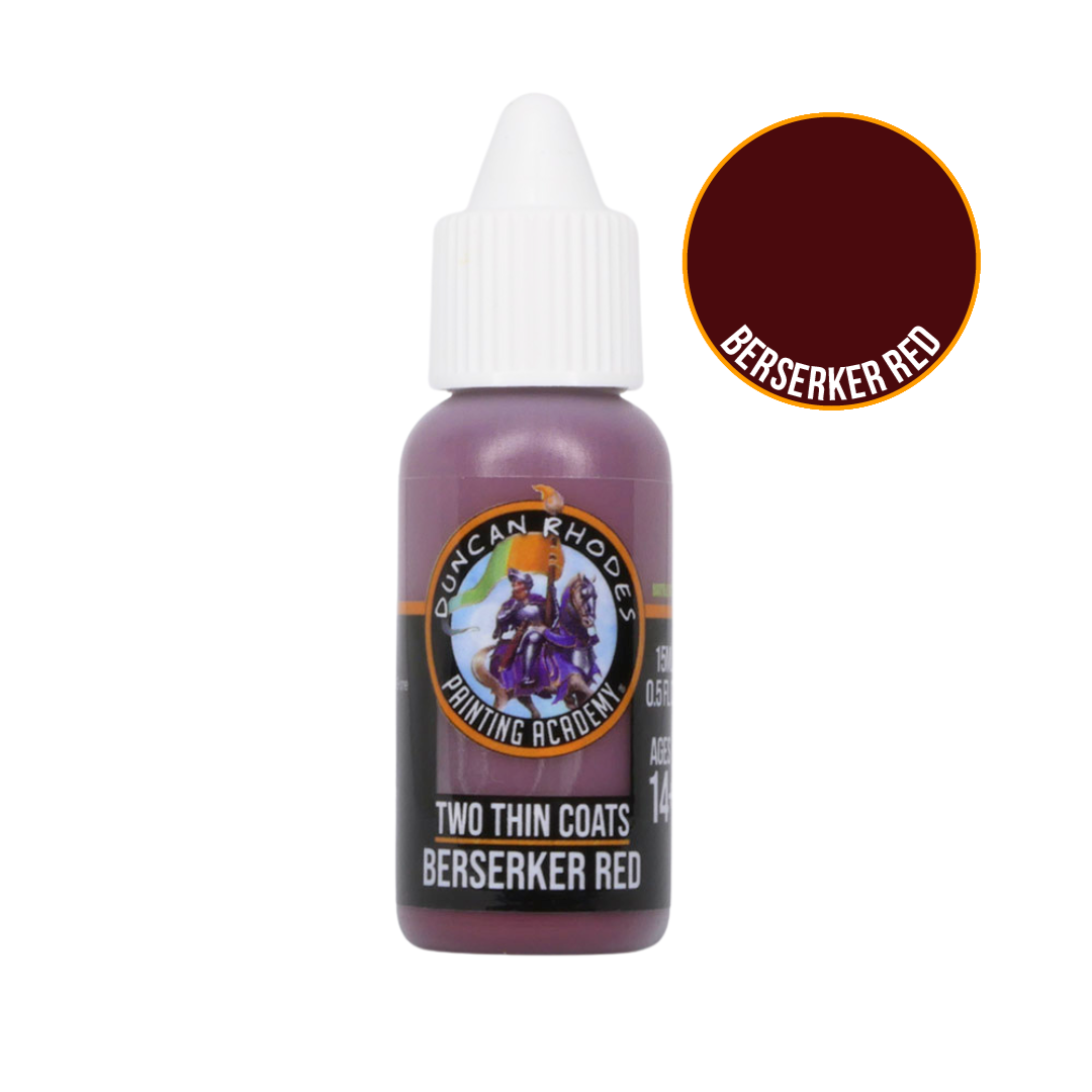 Two Thins Coats | Berzerker Red | 15ml Individual Paint