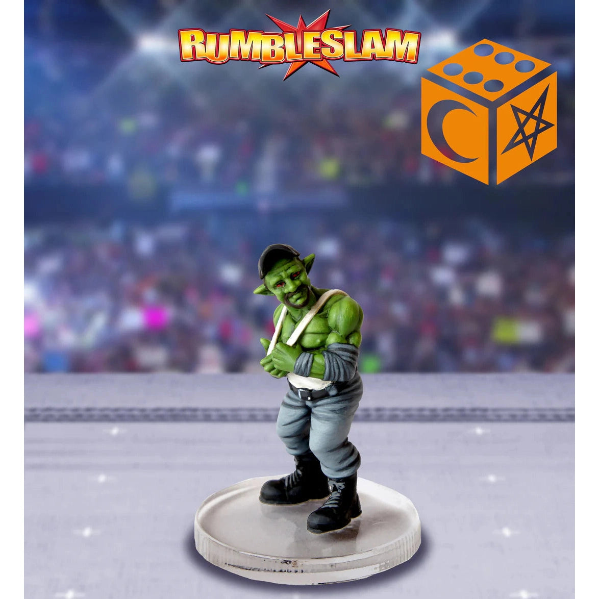 Rumbleslam | Star Nobgoblins | 28mm Resin Blister Pack | TTCombat | Miniature Kingdoms