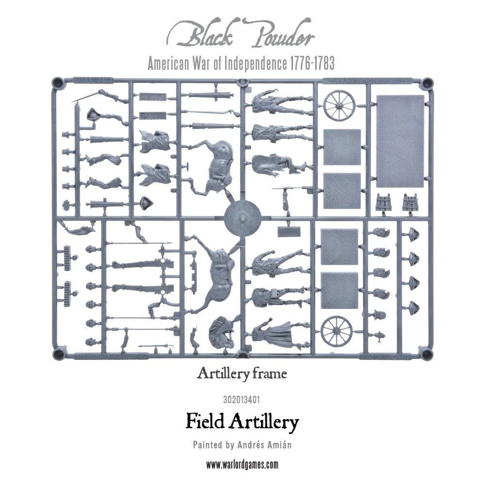 Black Powder | AWI Field Artillery | 28mm Plastic Unit
