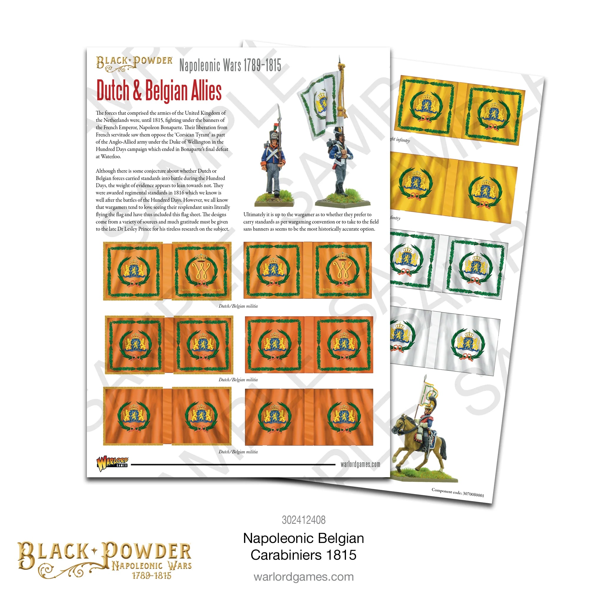 Black Powder | Belgian Carabiniers | 28mm Plastic Unit