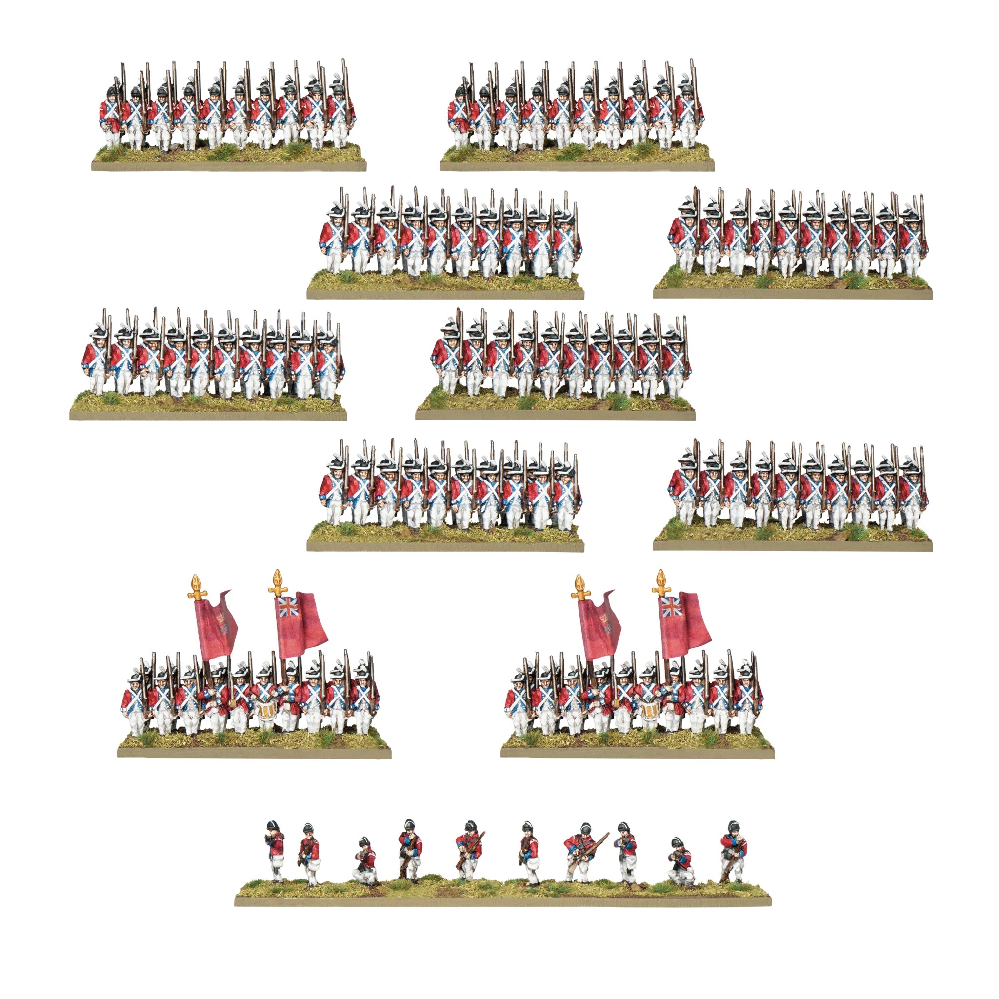 Black Powder Epic | Revolution AWI | British Foot Guard | 13.5mm Resin Small Box