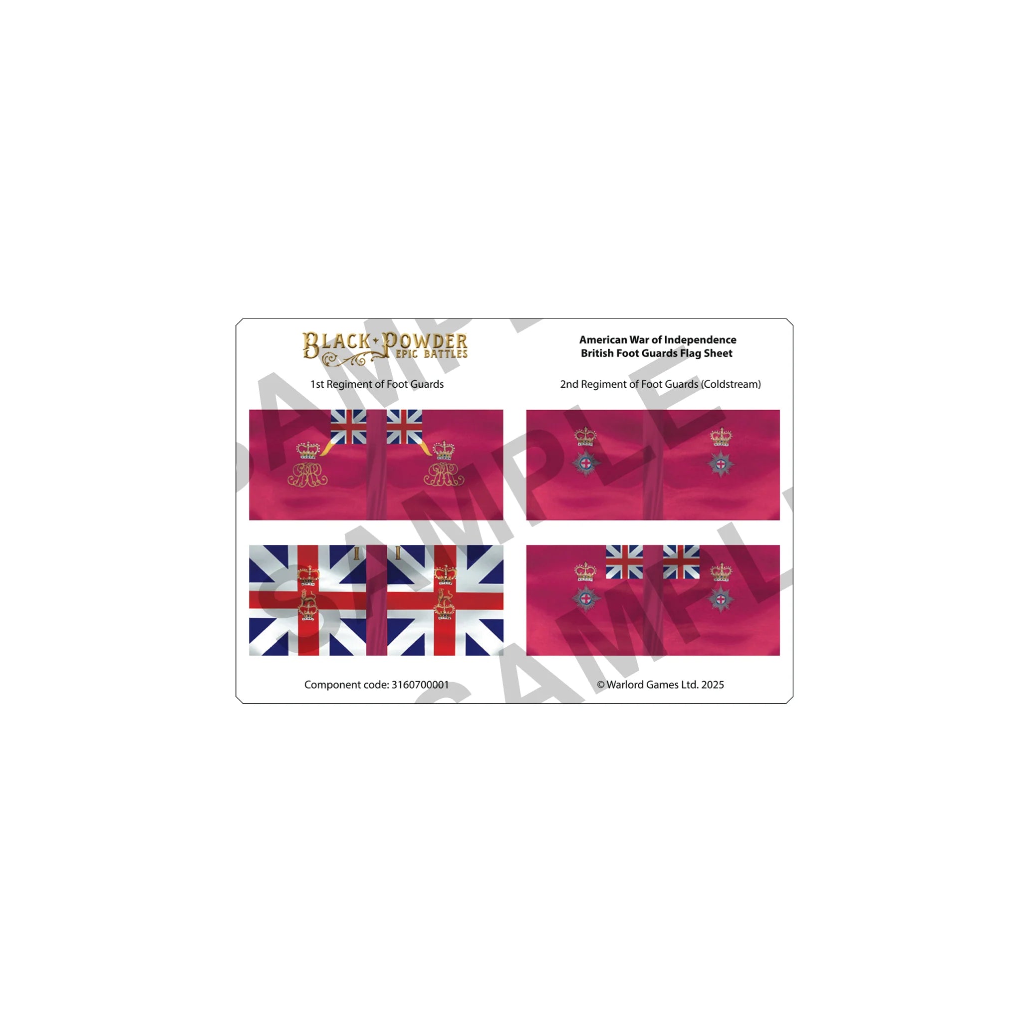 Black Powder Epic | Revolution AWI | British Foot Guard | 13.5mm Resin Small Box