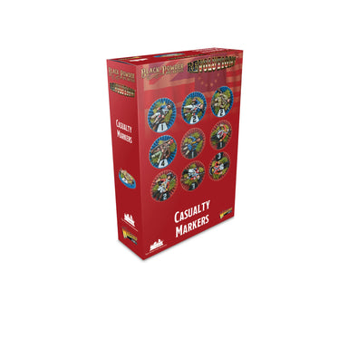 Black Powder Epic | Revolution AWI | Casualty Markers | 13.5mm Resin Small Box